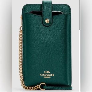 Coach  coach C6884 North south mobile phone crossbody